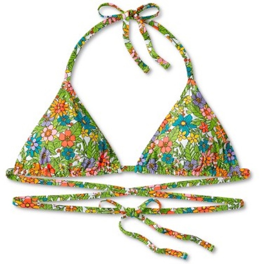 Floral Bikini Top